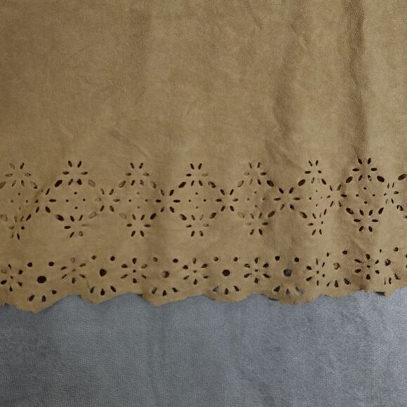 Cappuccini 50 Collezione Blouse Womens Large Indian Native American Western Tan - Picture 7 of 11